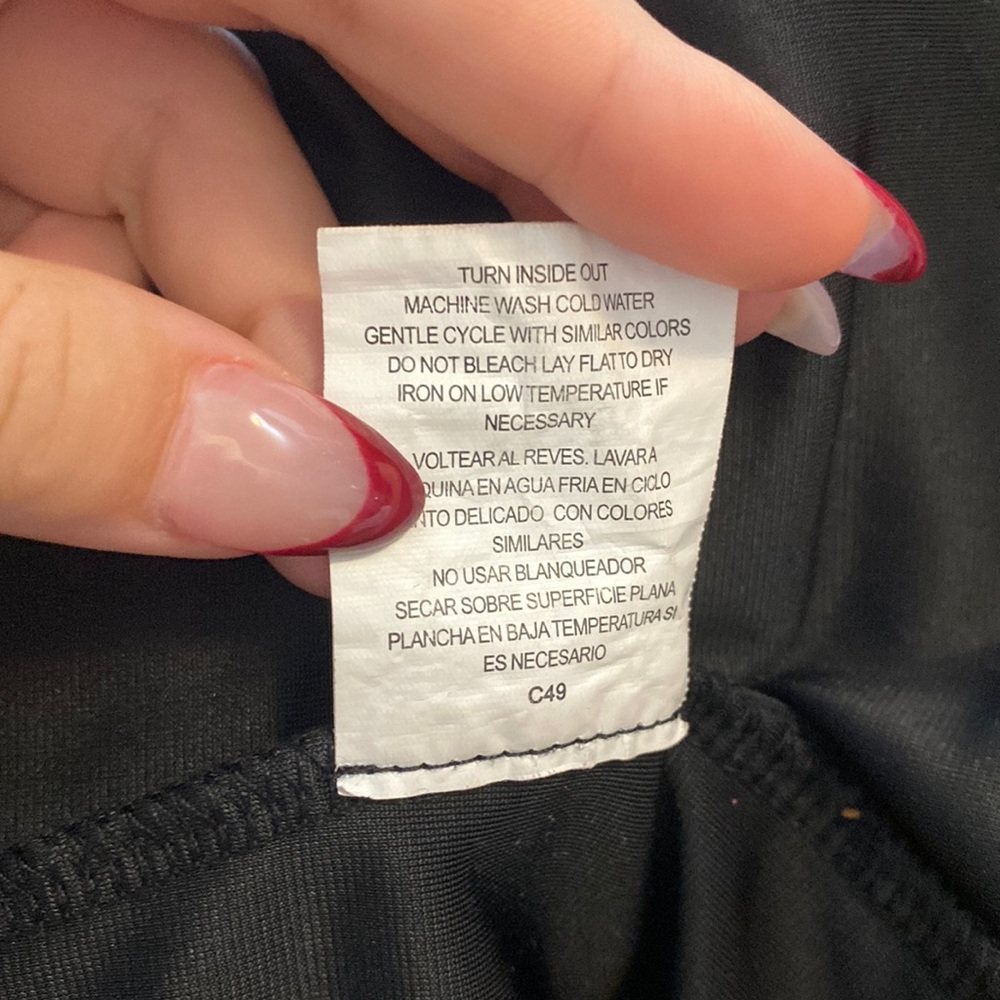 Women’s size large velvet black dress with mesh long sleeve undershirt